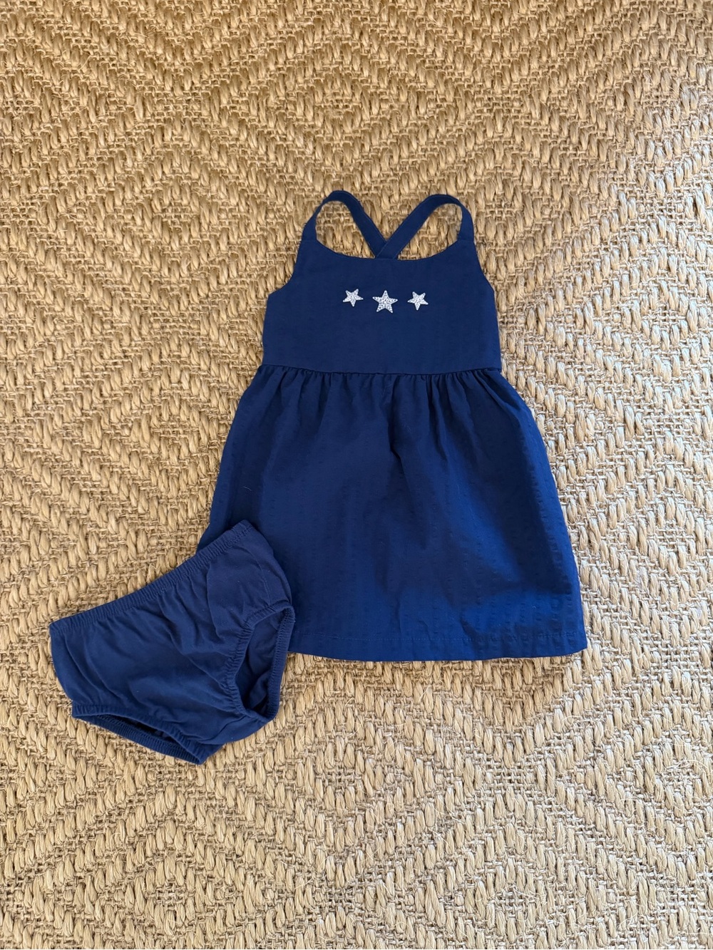 Carters 9-12 month dress with matching bloomers